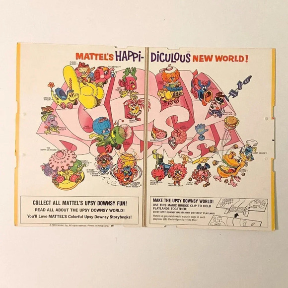 Vintage 1969 Mattel Upsy Downsy Flossy Glossy Doll Playset with Board Damaged - Picture 3 of 16